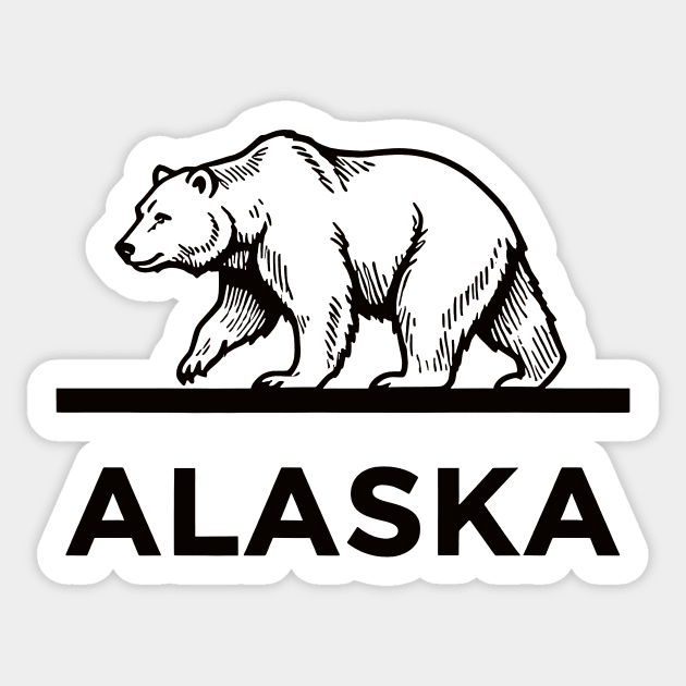 Alaska Sticker by CreativeSage